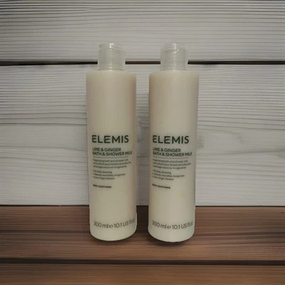 Elemis Lime & Ginger Baño y Ducha Leche Limpieza Corporal 10.1 fl oz Juego de 2 Foto 1 de 4