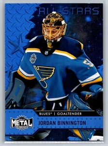 2020-21 SkyBox Metal Universe #153 Jordan Binnington Spectrum Blue - Picture 1 of 2
