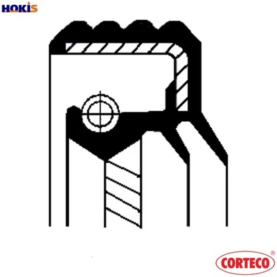 DIFERENCIAL DE SELLO DE EJE 01037193B PARA AUDI A4/S4/Allroad A5/S5/Convertible Q5 Foto 1 de 4