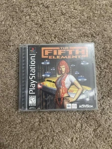 The Fifth Element (Sony PlayStation 1,1998) Tested Works Complete W/Reg. Card - Picture 1 of 2
