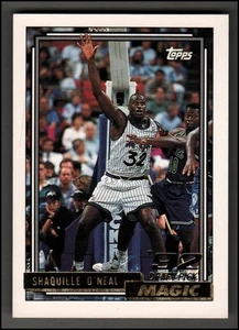 1992-93 Topps Gold #362G Shaquille O'Neal Magic ROOKIE Card Parallel - NM-MT - Picture 1 of 2