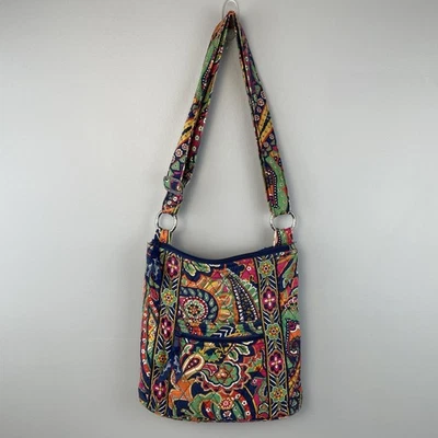 Vera Bradley VENETIAN PAISLEY Hipster Bandolera Cartera y Bolso sin asas *RETIRADO* Foto 1 de 4