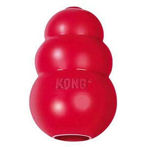 KONG Classic Hundespielzeug zum Kauen | Robuster Kau- & Leckerli-Spender aus Naturkautschuk - Bild 1 von 2