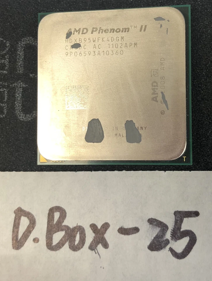~ AMD HDXB95WFK4DGM Phenom II X4 3.0GHZ Quad Core CPU - Image 1 of 1