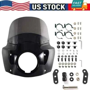 Carenado de faros 11"" parabrisas de humo para Harley Low Rider S FXLRS 2020-2023 - Imagen 1 de 4