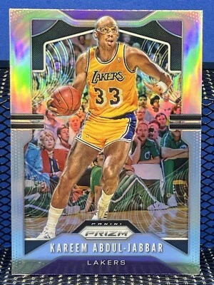 2019-20 Panini Prizm KAREEM ABDUL-JABBAR Silver Prizm Los Angeles Lakers - Image 1 of 2