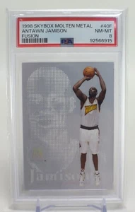 1998 Skybox Molten Metal Fusion /250 Antawn Jamison #40F Rookie RC Warriors PSA - Picture 1 of 4