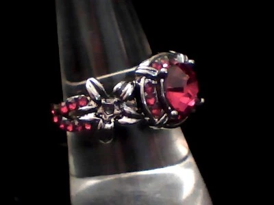 Belleza medieval creada para impresionar! Cosplay ágata roja en acero envejecido talla 8 Foto 1 de 2