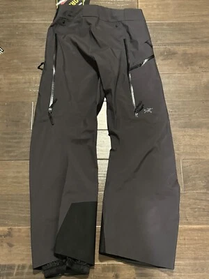 Pantalones de nieve Arc’teryx Sabre pequeños negros Gortex 31x35, nuevos con etiquetas Foto 1 de 4