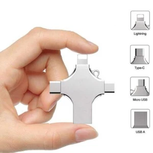 2T 4 in 1 USB 3.0 OTG Pen Drive Flash Drive For iphone ipad Android Type-c Phone - Picture 1 of 8