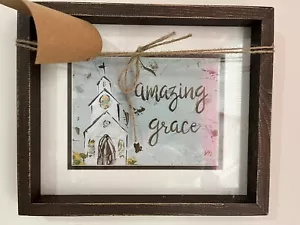 Artisti americani Kirkland Amazing Grace quadro invecchiato incorniciato Haley Bush - Foto 1 di 12