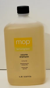 MOP Lemon Grass Volume Shampoo 1L / 33.8 fl oz for fine hair - Picture 1 of 2
