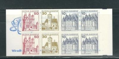 Germany  Michel MH 21a Fortress and Castles .Complete Booklet . MNH ... - Image 1 of 2