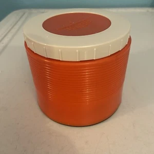 Vintage Orange Thermos Insulated Jar - Picture 1 of 13