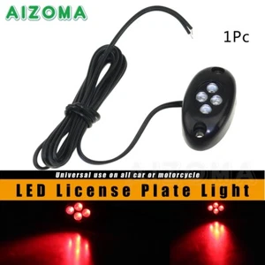 Red LED License Plate Light Number Plate Lamp Super Bright Universal Car or Moto - Picture 1 of 10