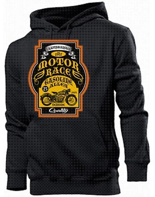 Hoody Motor Race Gasoline Alley Genuine Craftman Pin-Up US Car Hot Rod Nose Art - Image 1 of 2