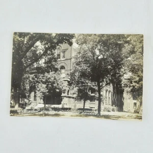 Abilene, Kansas - Dickinson County Courthouse RPPC foto reale cartolina d'epoca - Foto 1 di 2