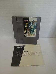 Vintage 1980s Nintendo NES Ultra Metal Gear Video Game Cartridge With Manual. - Picture 1 of 3