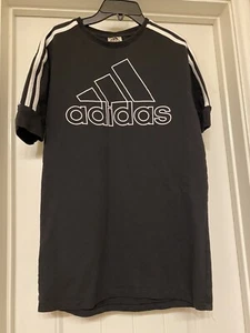 Adidas Girls Dress Logo Black 10/12 - Picture 1 of 5