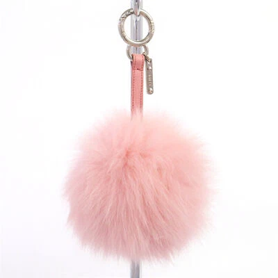 【Fendi】 Dije de bolso de piel de pompón para mujer 【Dije de bolso】 Foto 1 de 4