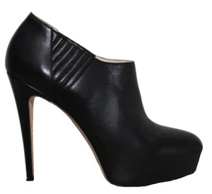 BRIAN ATWOOD Black Leather Booties (SIZE 39) - Picture 1 of 4