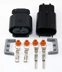 Aptiv GT-280 2-PIN w/ Gauge 12 14 16 GA Connector Set, 2 Conductors 25 Amps - Picture 1 of 10