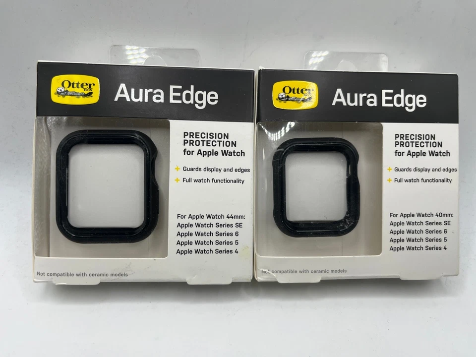 OtterBox Aura Edge Series Case for Apple Watch Series 4/5/6/SE 44MM / 40MM Black - Image 1 of 1