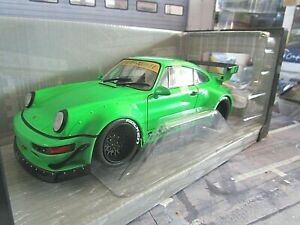 PORSCHE 911 964 Turbo RWB Rauh Welt Tuning breitbau green Pardora Solido 1:18