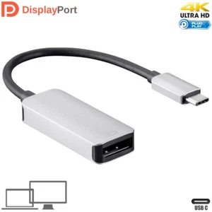 USB-C 3.1 Type C Male to Display Port DP Female 4K 60Hz Adapter Converter Cable - Picture 1 of 6