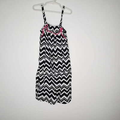 Mamelucos Pantalones Cortos Estampado Chevron Negro Blanco Desteñido Glory Niñas Talla M (7/8) Foto 1 de 4