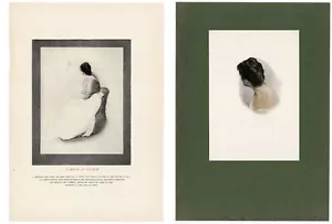 Alfred Stieglitz, "Studie (A Sketch in Platinum)" década de 1901 notas de cámara semitonos - Imagen 1 de 5