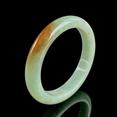 【KATHY JADE】Brazalete Brazalete Verde Esmeralda con Jadeíta Amarilla《57mm》《Grado A》 Foto 1 de 2