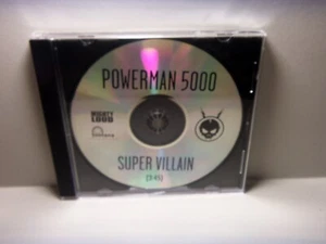 PROMO CD SINGLE - POWERMAN 5000 "SUPER VILLAIN" MIGHTY LOUD - Picture 1 of 3