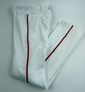 Mizuno Performance Youth Boy Hemmed Bottom Baseball Pants w/Pockets White M NWT - Picture 1 of 17