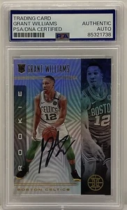 Grant Williams Signed 2019-20 Chronicles Illusions Rookie PSA/DNA Slabbed - Picture 1 of 2