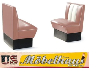 HW-70-D American Dinerbank Sitzbank Diner Bänke Möbel 50´s USA Style Gastronomie - Bild 1 von 24