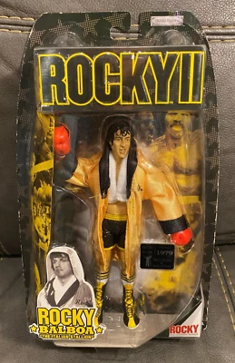 Jakks 7" *ROCKY II (1979) FIGURA DE ACCIÓN TÚNICA SEMENTAL ITALIANA PRE-FIGHT* 2006 Foto 1 de 4