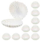 10 Pcs White Pp Pearl Candy Box Jewelry Gift Boxes Fillable