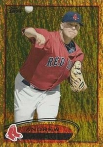 2012 Topps Gold Sparkle #539 Andrew Bailey Red Sox NM-MT 