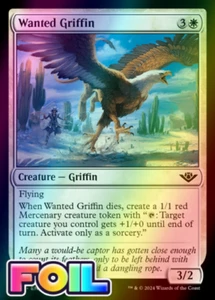 x1 Wanted Griffin OTJ MTG 38 FOIL COMMON M/NM 1x - Picture 1 of 1