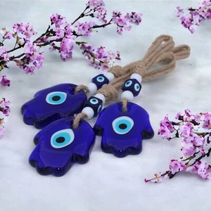 Hamsa Hand Evil Eye Protection Wall or Door Hanging Home Decoration/Ornament - Picture 1 of 5