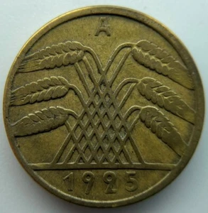 Germany 10 reichspfennig 1925 A - Picture 1 of 2