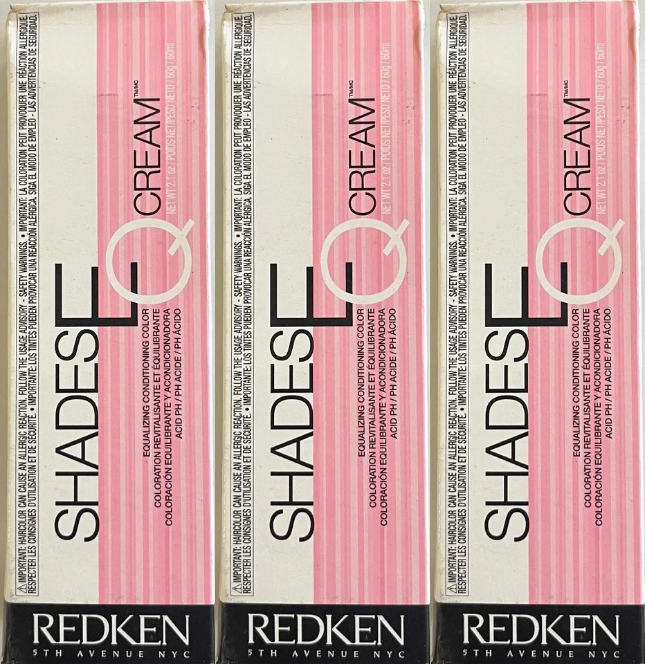 3 Redken SHADES EQ CREAM Conditioning Hair Color 05WN WARM NATURAL  2.1 oz ea - Image 1 of 1
