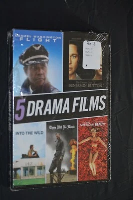 Flight/Benjamin Button/Into The Wild/There Will Be Blood/ American Beauty (DVD)  - Image 1 of 2