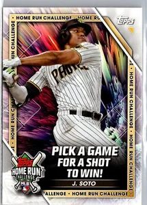 Juan Soto 2023 Topps Home Run Challenge (Series One) #HRC-6 San Diego Padres - Picture 1 of 2