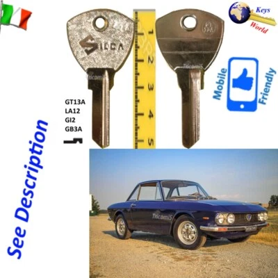 Key Blank GT13A Antiquity Lancia Maserati Foto 1 de 4