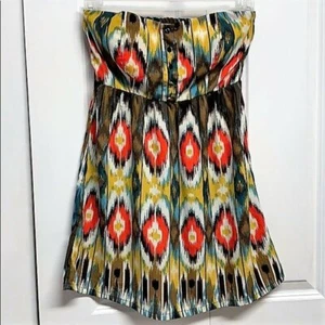 Poetry Neckholder-Top mehrfarbig bedruckt ohne Slip Größe S - Bild 1 von 7