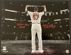SHANE BIEBER 2019 ASG MVP Signed Autographed 16x20 Photo Guardians JSA WIT216804 - Picture 1 of 5