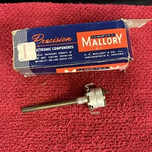 MALLORY PP254DT154 PUSH PULL CONT. SW. 250K T AT 100K 150K #4 TAPER NOS - Picture 1 of 1