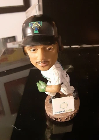 Trenton Thunder Tony Clark SGA Mini Bobblehead Tigers Cover